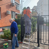 09-09-2019  Ремонт входной калитки третьего подъезда.