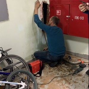 18-07-2019 Ликвидация аварии на пожарном водопроводе первого подъезда.