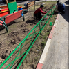 17-04-2019 Окраска ограждения газонов